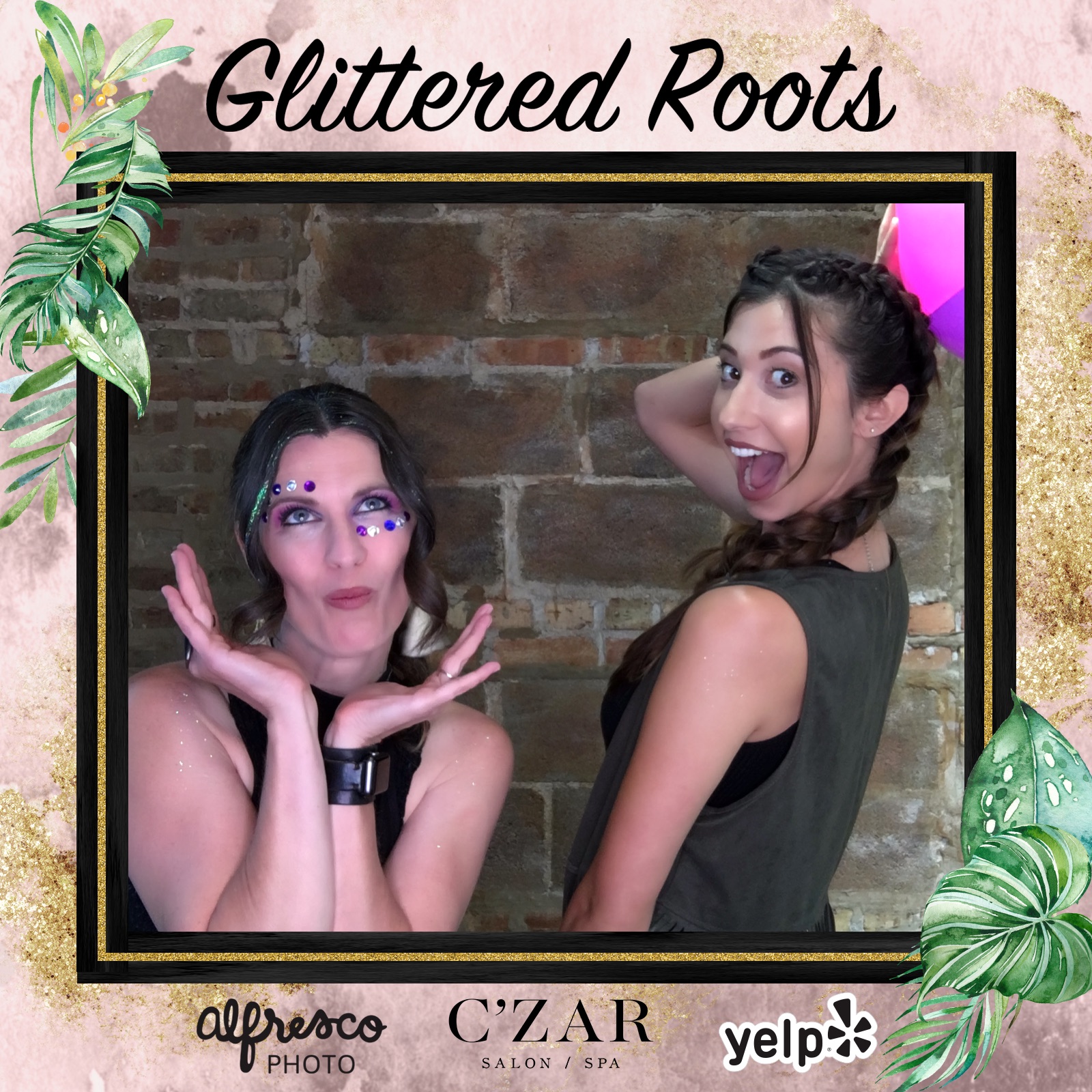 Yelp Elite: Glittered Roots | View more photos from the event at events.alfrescophoto.com/u/AlfrescoPhoto/Yelp-Elite-Glittered-Roots